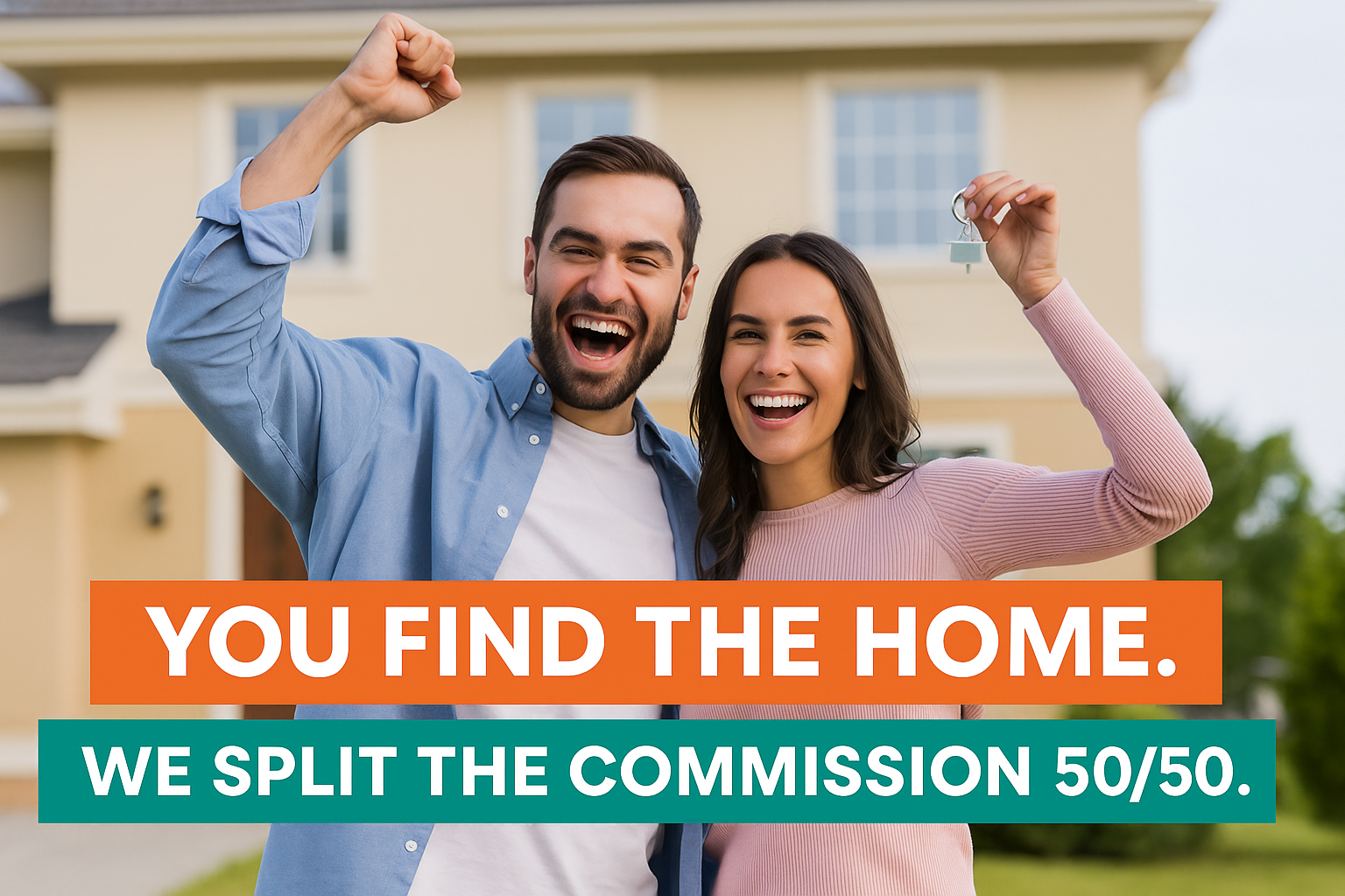 Colorado home buyers celebrating new home purchase with realtor rebate – Buyer commission rebate guide by EZ Agents