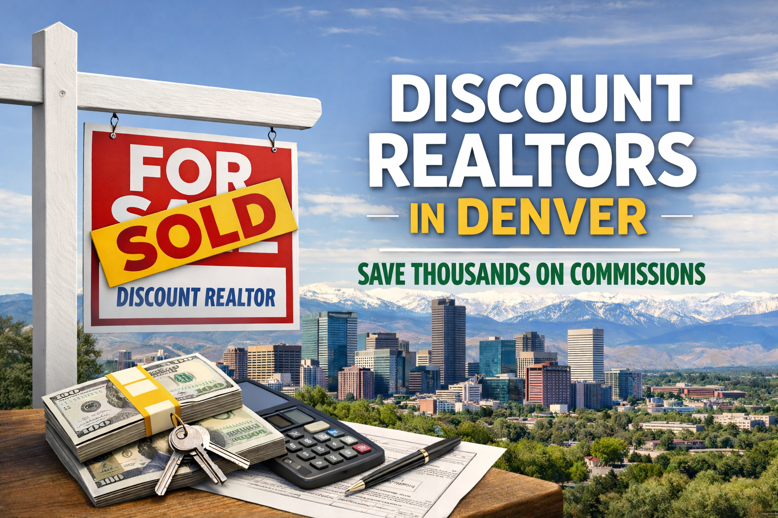Discount realtor in Denver helping buyers and sellers save on real estate commissions