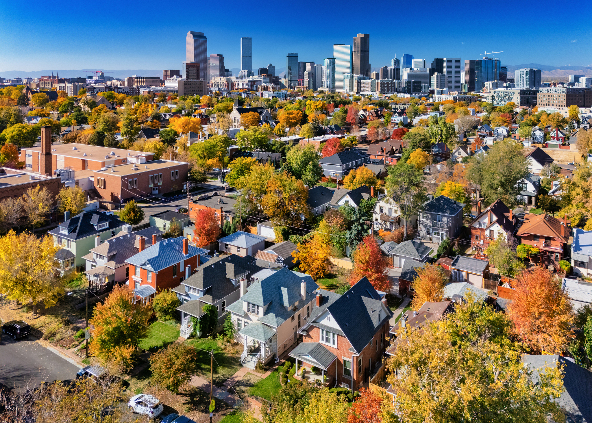 discount realtor denver helping buyers and sellers in denver neighborhoods aerial view