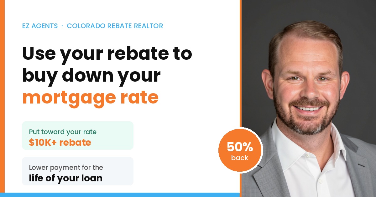 Steve Novak, founder of EZ Agents, Denver rebate realtor - using your commission rebate to buy down your mortgage rate
