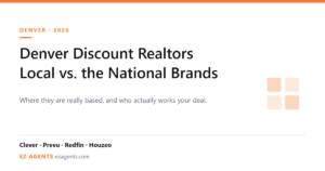 Denver Discount Realtors: Local vs. the National Brands - Post